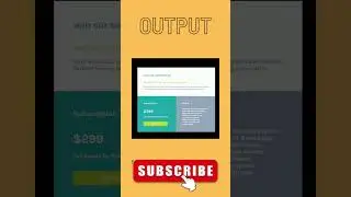 Price Component Page Using #HTML & #CSS #coder #python #viral #programming #coading