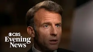 Emmanuel Macron on U.S. role as NATO scrambles jets to repel Russia incursions