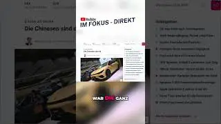 IAA 2025 - Die Chinesen sind da - Im Fokus - Direkt #mercedes #audi #vw #bmw