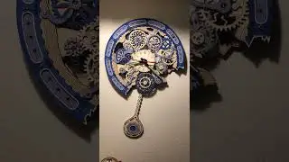 Gear Clock 3D Wooden Puzzle #diy #clock
