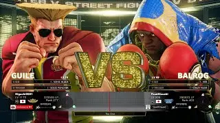 SFV Champion Edition🔥 Хигучи (Гайл) против FinalAtsushi (Балрог) 🔥 Онлайн-матч 28.11.2022