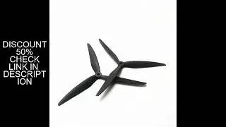Prop 10X5X3 1050 10inch 3 Blades Black Fiberglass Reinforced Nylon Propeller for Mark4 10in V2 HQ FP