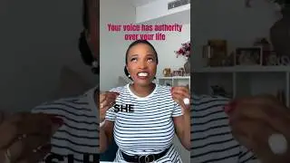Your voice has authority over your life #faithactivation #believersauthority