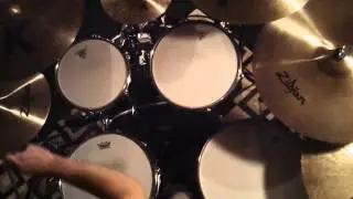 Melodic Drum Solo - Yamaha Oak Customs and Zildjian Cymbals