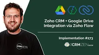 Zoho CRM + Google Drive Integration via Zoho Flow