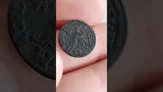 #монеты #монета #coin #coins #shorts #short монета Боратинка медный солид Речь Посполитая 1661 год!