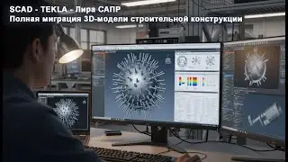 [Лаборатория ПГС] 02 SCAD - Tekla - Лира САПР: Полная миграция 3D-модели строительной конструкции