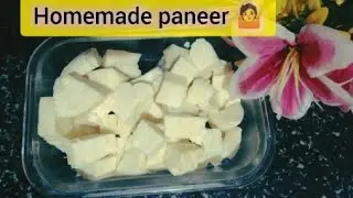 #Homemade paneer 🤷🧀✨👍# how to make homemade paneer