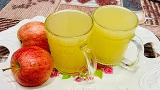 Рецепт яблочного сока | Как приготовить яблочный сок, как на рынке | apple juice banane ka tarika...