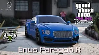 GTA 5 &mdash; Кастомизация автомобиля &mdash; Enus Paragon R (Bentley Continental GT 2018 года)