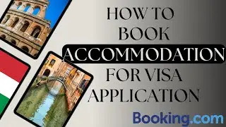 How to book accommodation for visa application? || Step by step complete guide.