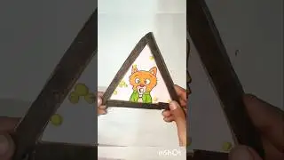 Zootopia Clay ball Satisfying Art 🦊😱#zootopia2 #trending #art #crafts #shorts
