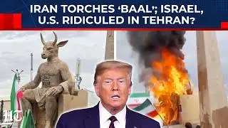Iranians Mock Trump With Epstein Jibes? 'Baal&rsquo; Idol Set Ablaze In Tehran Amid War Chants | Khamenei