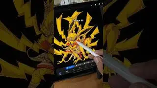 CARA MEMBUAT OUTLINE OTOMATIS DI APLIKASI PROCREATE‼️ #outline #tutorial #digitalart #procreate