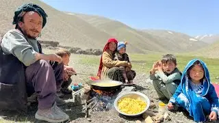 Traditional French Fries Cooking Beautiful Nature with the Twin Family | Village Life of Afghanistan