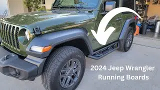 Enhance Your Journey: Installing Running Boards on the 2024 Jeep Wrangler JL 2-Door!