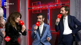 Intervista a Colapesce, Dimartino e Carla Bruni - Radio2 a Sanremo 10/02/2023