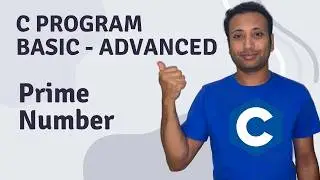 C Program English Tutorial 68 : Check Prime Number