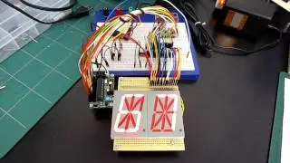 16 segment LED, HEX Count UP
