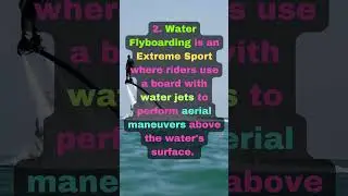 3 Extreme sports | Skydiving adventures | Surfing techniques | Water flyboarding tricks #shorts #gk