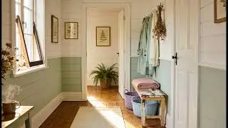 A quiet winter morning in the hallway | cottagecore ambience