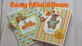 Easy Mini Album Tutorial- Fall Themed-Doodlebug
