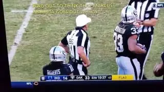 Derek Carr #4 Raiders fractured fibula injury