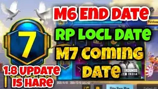 M7 Release Date 😮 RP Lock Date | M6 End Date | C1S3 End Date In BGMI