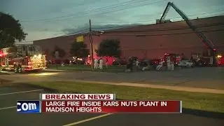 Fire at Kars' nuts plant