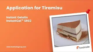 Create smoother & more stable tiramisu with InstantGel&trade; SR02 Instant Gelatin! 🍰✨