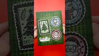 You NEED To Make This EASY DIY Christmas Card!🎄❤️ #asmr #asmrsounds #craft