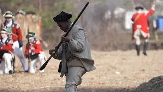 Реконструкция битвы при Грейт-Бридже, приуроченная к 250-летию событий.