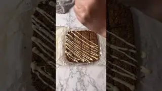 White chocolate flapjacks