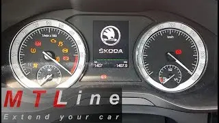 Skoda Kodiaq, MY2017 - dial staging activation - vključitev kalibracije &scaron;tevcev