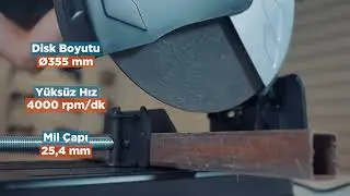 Kullanım Videosu - STECHEND - SPK355 - 2300W Profil Kesme