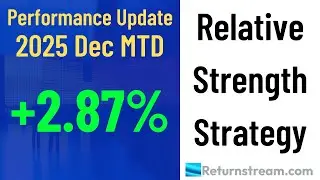 Relative Strength Strategy. Performance Update for Week Ending December 26th 2025