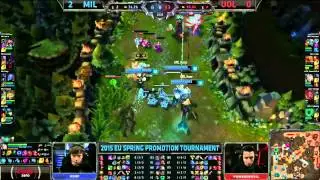 MIL Kev1n Mundo VS UOL Vizicsacsi Poppy Game 3 Highlights   2015 EU LCS Spring Promotion