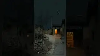 Village night nature sounds, nature sounds, night sounds,#shorts