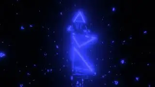 Blue 80s retro vaporwave statue & neon light 4K | Free Video Backgrounds | MD Animated Background