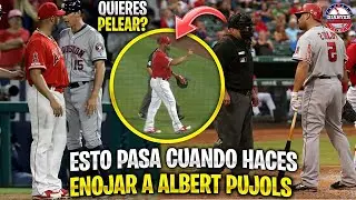 Esto PASA cuando HACES ENOJAR a ALBERT PUJOLS | MLB