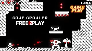 Cave Crawler ★ Gameplay ★ PC Steam [ Free to Play ] 2D side-scrolling action platformer game 2022
