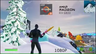 Fortnite Chapter 4 Late game Arena | RX 6800 16GB - Ryzen 5 5600X | DX11 Low Settings