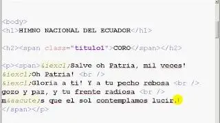 definicion y aplicacion de clases con CSS