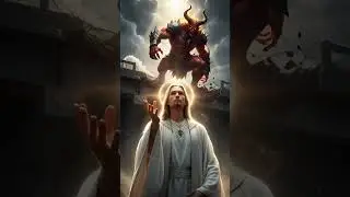 ✝️ Holy Power vs Demon Darkness | Epic Cinematic Spiritual Battle 👿 #shorts