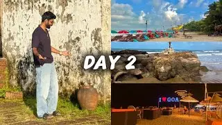 Goa Day 2 🌴 | Hidden Beach, Tourist Scam & Crazy Night | Telugu Vlog