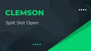 Clemson Split Slot Open
