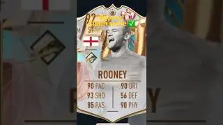 92 Rooney! A cheeky goal! #fifa23 #meta #birthday #skills #futchampions #rooney #champs #op #music