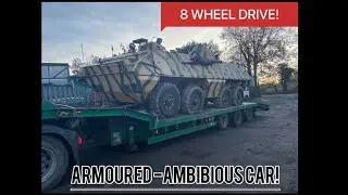 Abandoned Russian armoured car!?! #russia #russiantanks #abandoned #barnfinds