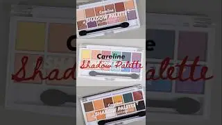 Careline Shadow Palette Complete Swatches