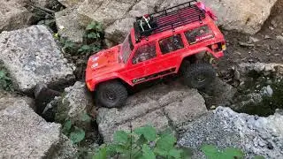 My axial Scx10ii after 12H the fix @ parkerfest Europe